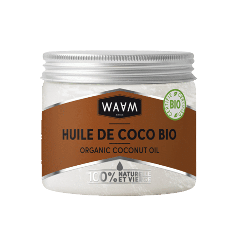 Waam Huile de Noix de Coco Bio illuminateur Adoucissant 350 g