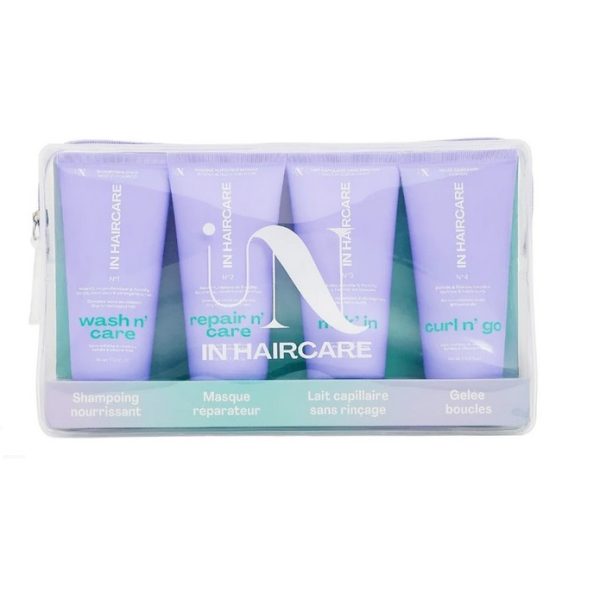 In HairCare Trousse Travel N Go 4 Essentiels Format Voyage 100ml
