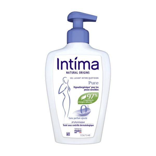 Intima Gel Intime Quotidien Pure Peaux Sensibles Sans Parfum 200ml