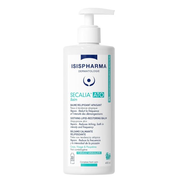 Isispharma Secalia ATO Baume Relipidant Apaisant Peau à Tendance Atopique 400 ml