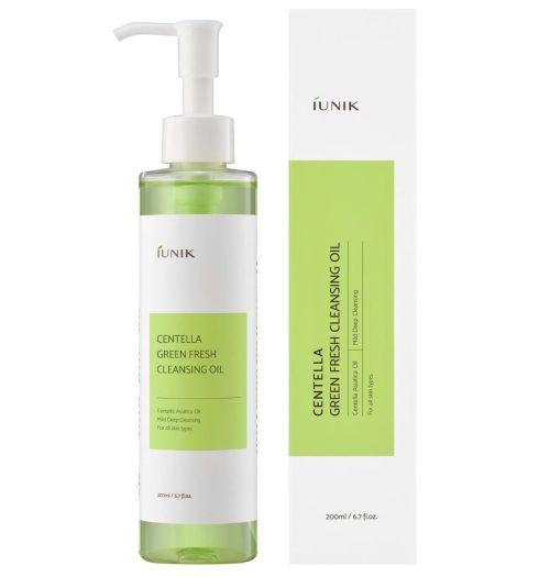Iunik Huile Nettoyante à la Centella Asiatica Green Fresh 200 ml