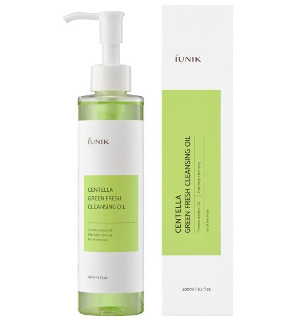 Iunik Huile Nettoyante à la Centella Asiatica Green Fresh 200 ml