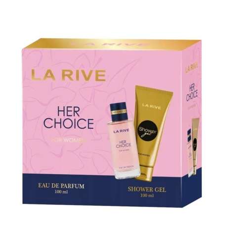 La Rive Her Choice Coffret : Eau De Parfum100ml + Gel de Douche 100ml
