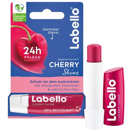Labello Cherry Shine Baume à Lèvres Hydratant Cerise 4.8 g