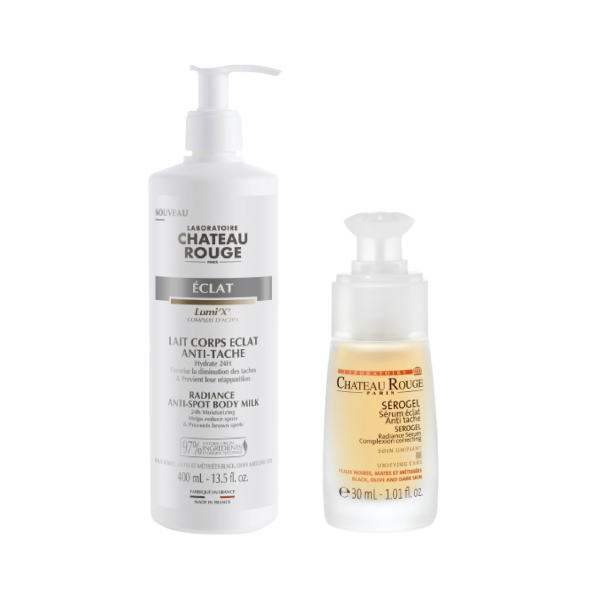 Château Rouge Duo Éclat du Teint Lait Anti Taches + Sérum Éclat