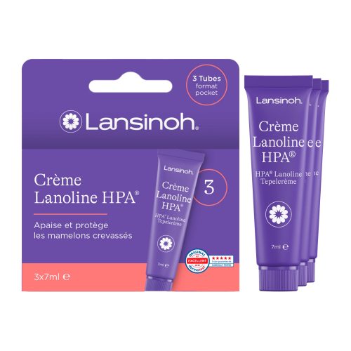 Lansinoh Crème Apaisante Lanoline HPA Pour Mamelons 3×7 ml