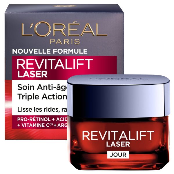 L'Oréal Crème Jour Visage Anti-Rides Profond Revitalift Laser 50 ml