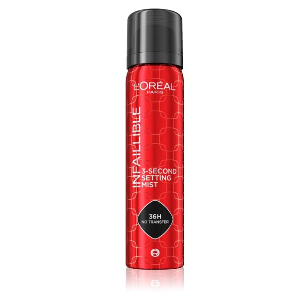 L'Oréal Paris Spray Fixateur 36h de Maquillage Infallible 3 Seconde Setting 75 ml