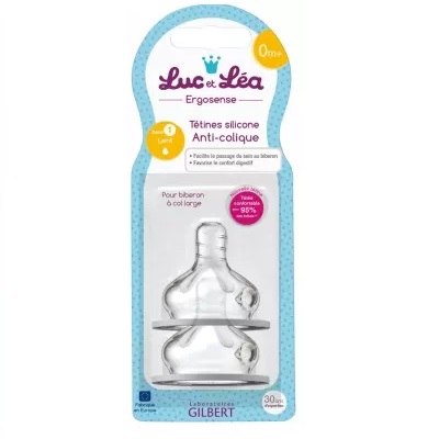 luc-et-lea-ergosense-tetines-silicone-anti-colique-0-mois-et-plus-dakar-universcosmetix Luc et Léa Ergosense Tétines Silicone Anti-Colique 0 Mois et Plus