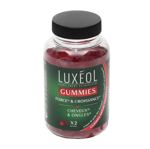 Luxéol Force & Croissance Cheveux gummies Boite de 60
