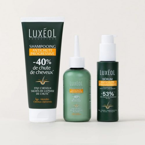 Luxeol Routine Antichute Progressive Shampooing Antichute Progressive 200ml Conditionneur avec Rinçage Antichute Progressive 150ml Sérum Antichute Progressive 100ml