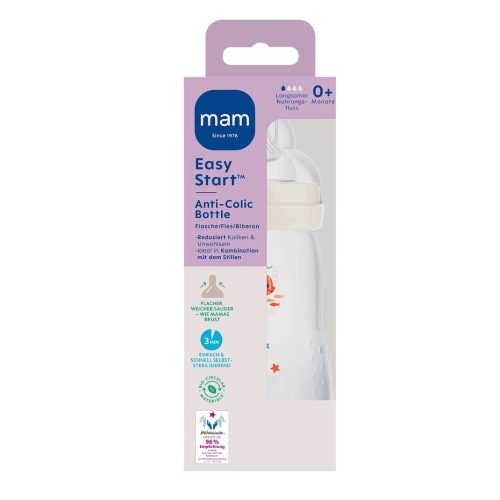 Mam Biberon Easy Start Anti Coliques Beige 260 ml