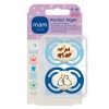 Mam Sucette en Silicone Perfect Night Bleu Clair – Bleu Foncé 6 à 16 mois lot de 2