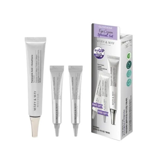 Mary and May Coffret Spécial Crème Contour Yeux au Glutathion 30 g + 2 miniatures 2x12g