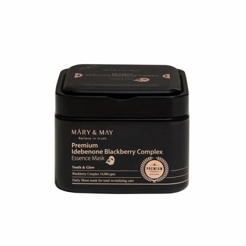 Mary and May Masque Peel-Off Ampoule Premium à Base d'Idébénone et de Mûre 20 pièces