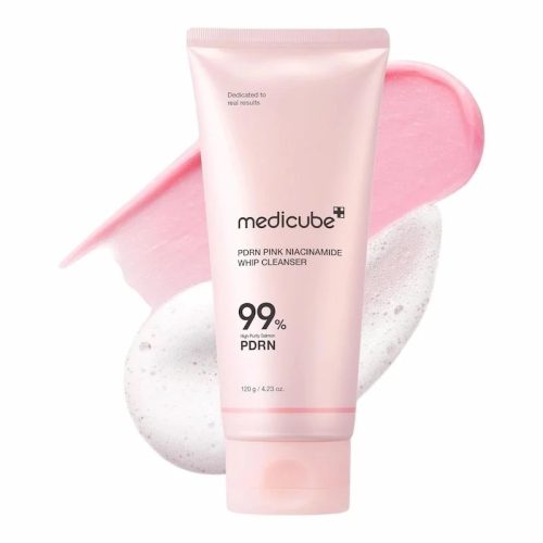 Medicube Mousse Nettoyante Rose au PDRN et à la Niacinamide 120 g