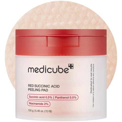 Medicube Tampons Exfoliant a l'Acide Succinique Rouge 70 pads