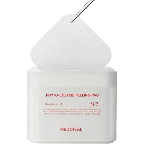 Mediheal Disque Exfoliant Phyto Enzymatique Anti Point Noirs 100 pièces