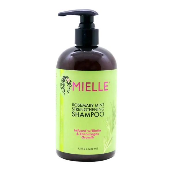 MIELLE Organics Shampoing Fortifiant à la Menthe et au Romarin 355ml