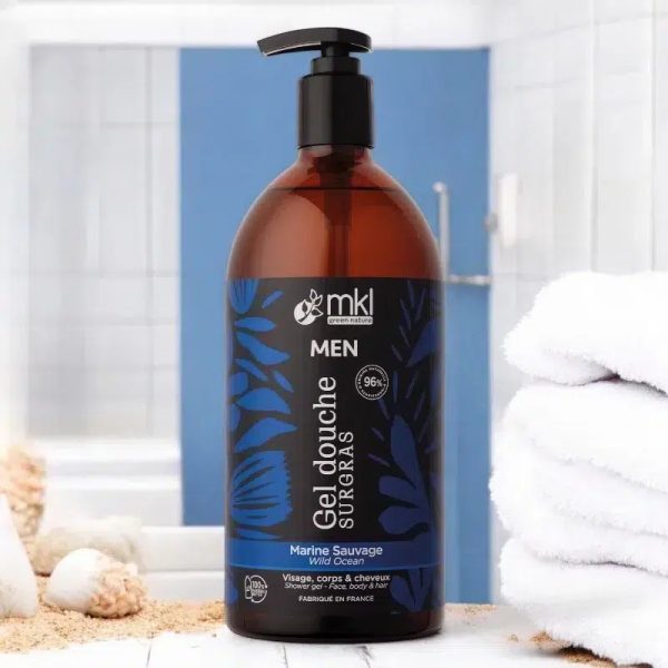 MKL Gel douche Homme Marine sauvage 1L