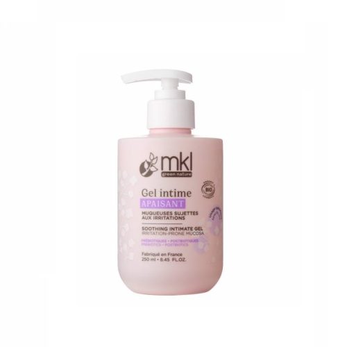 Mkl Gel Intime Apaisant Bio Apaise et Protège les Muqueuses Sensibles 250 ml