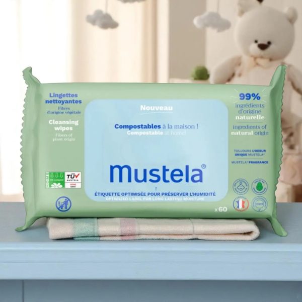 Mustela Bébé Lingettes Dermo Apaisantes 60 pièces