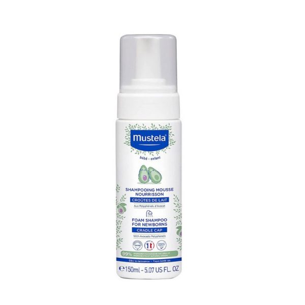 Mustela Shampoing mousse nourrisson 150ml