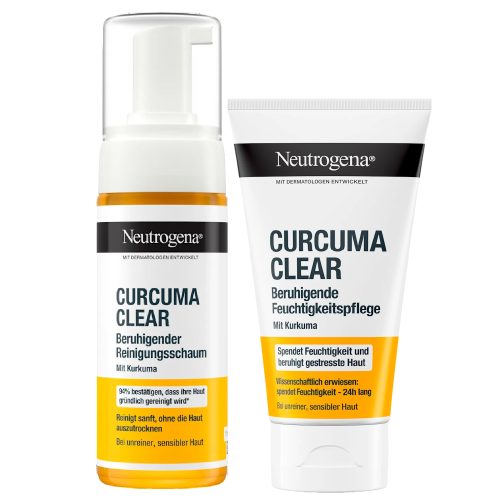 NEUTROGENA Pack Curcuma Mousse Nettoyante +Soins Anti Boutons