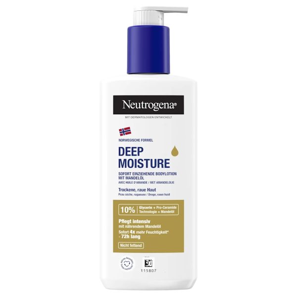 Neutrogena à l'Huile d'Amande Lait corporel Hydratant en Profondeur 250 ml