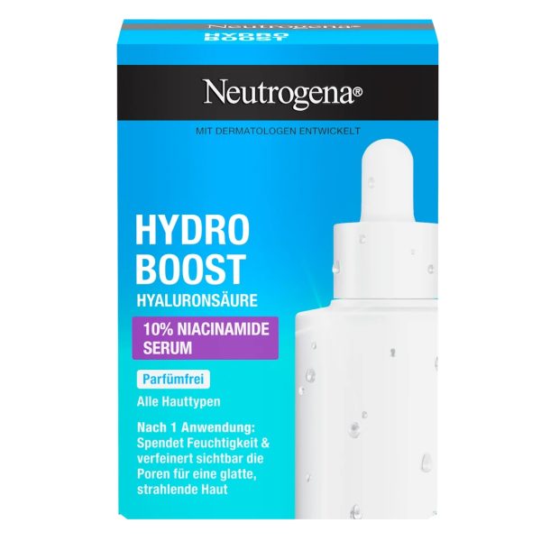 Neutrogena Hydro Boost Sérum Affinant 10% Niacinamide Anti Pores Dilates 30 ml