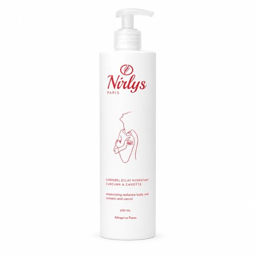 Nirlys Paris Lait Corporel Éclat Hydratant et Antitache Curcuma et Carotte 400 ml