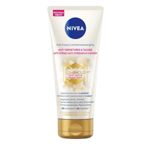 Nivea Crème Corps 48h Anti Vergetures Et Taches Luminous 630 Teint Unifié 200 ml