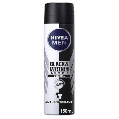 nivea-men-black-and-white-dakar-universcosmetix-1 NIVEA MEN Déodorant Anti-transpirant Black And White Invisible 150 ml
