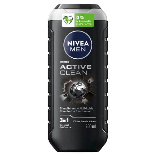 NIVEA MEN Gel douche Homme Active Clean 250 ml