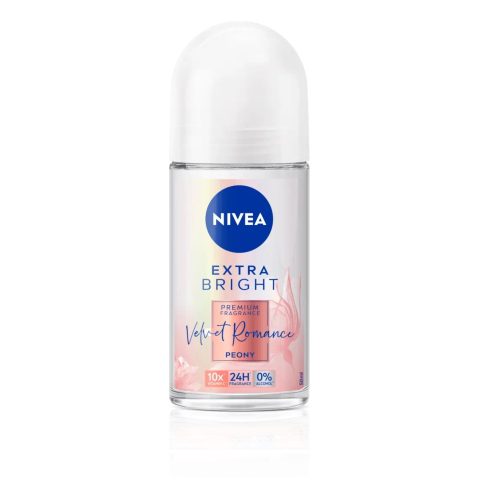 Nivea Parfum Roll On Extra Bright Velvet Romance Premium 50 ml