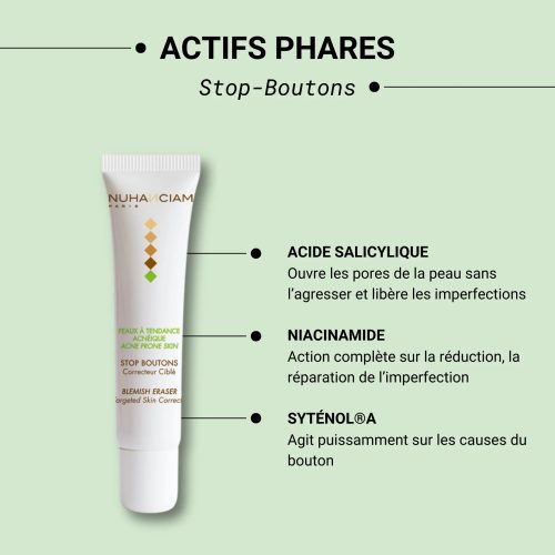 Nuhanciam STOP BOUTONS Correcteur Ciblé 15 ml