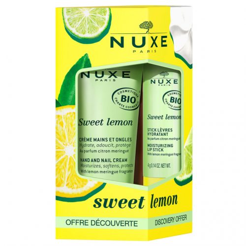 Nuxe Duo Soins Sweet Lemon pour les Mains 30 ml et les Lèvres 4 g