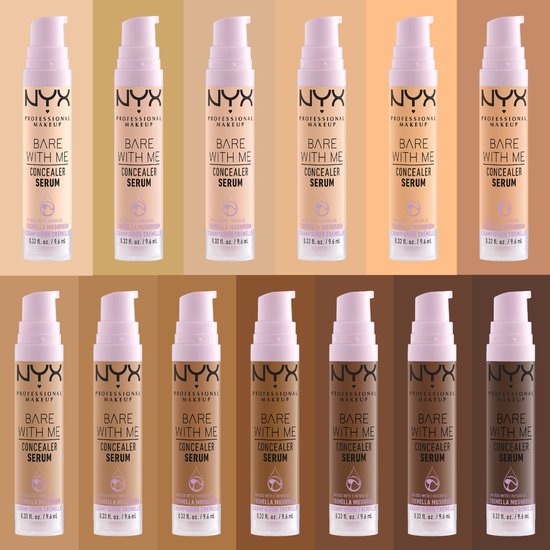 Nyx Bare With Me Concealer Sérum Correcteur 2en1 Anti Cerne et Correcteur 9.6ml