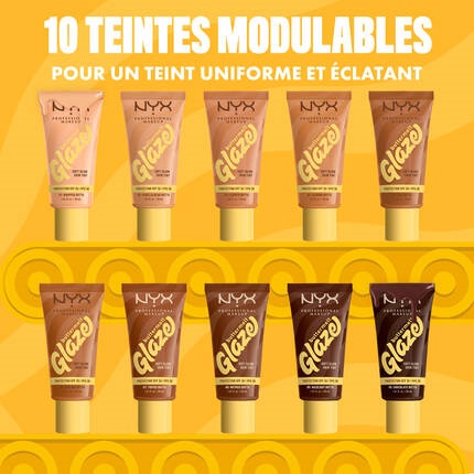 Nyx Fond de Teint Liquide Spf30 Buttermelt Glaze Longue Durée 30 ml