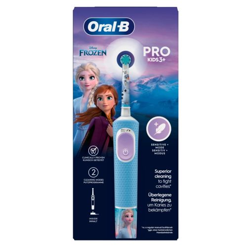 Oral B Kit Brosse à Dents Électrique Vitality PRO Kids Frozen + de 3 ans