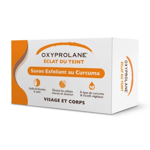 Oxyprolane Savon Exfoliant au Curcuma Éclat du Teint 220 g