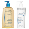 Bioderma Duo Atoderm Huile de Douche + Atoderm Peaux Sensibles et Sèches (Contre Irritations et Démangeaisons; Restaure, Relipide et Apaise)