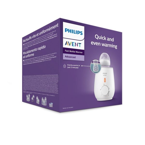 Philips Avent Chauffe Biberon Rapide SCF355/09 Blanc 1 pièce