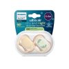 Philips Avent Lot de 2 Sucettes Ultra Air Multicolore Pour 0 à 6 Mois Jour Et Nuit