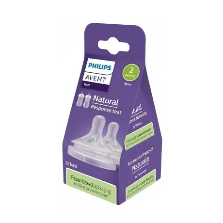 Philips Avent Natural Response 2 Tétines Débit 2 Lent