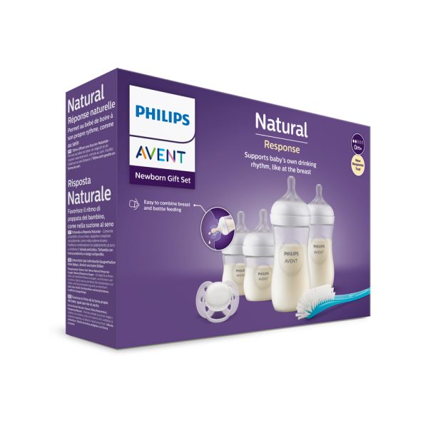 Philips Avent Natural Response Coffret Cadeau Kit Nouveau Né SCD838/11