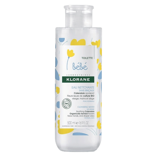 Klorane BÉBÉ – Eau Nettoyante Sans Rinçage au Calendula 400ml
