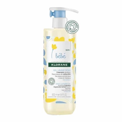 Klorane BÉBÉ Gel Lavant Doux au Calendula 500ml