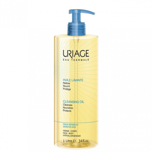 Uriage Huile Lavante Peaux Sensibles Visage et Corps 1 Litre
