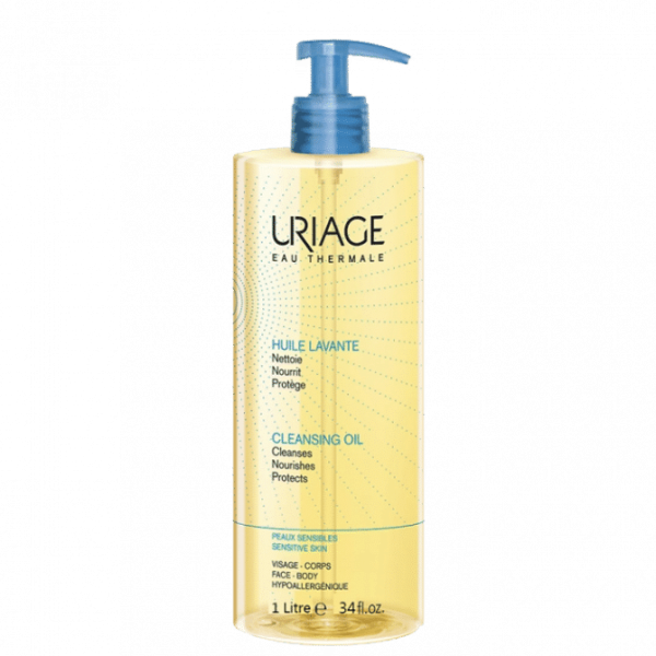 Uriage Huile Lavante Peaux Sensibles Visage et Corps 1 Litre